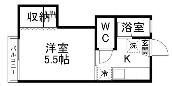 さくらコーポの物件間取画像